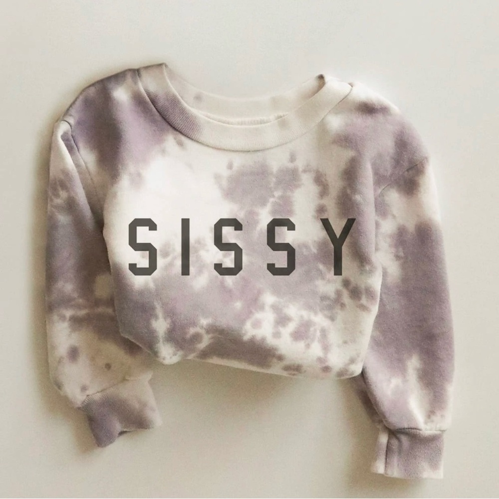 Ford & Wyatt SISSY Sweatshirt Sz 10 Blackberry Tie Dye
